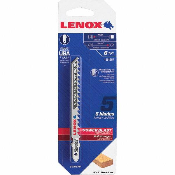 Lenox - Jig Saw Blades Blade Material: Bi-Metal Blade Length (Inch): 4 - Makers Industrial Supply