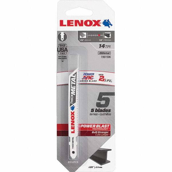 Lenox - Jig Saw Blades Blade Material: Bi-Metal Blade Length (Inch): 3-5/8 - Makers Industrial Supply