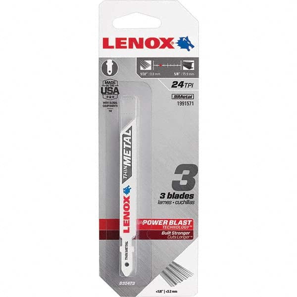 Lenox - Jig Saw Blades Blade Material: Bi-Metal Blade Length (Inch): 3-5/8 - Makers Industrial Supply