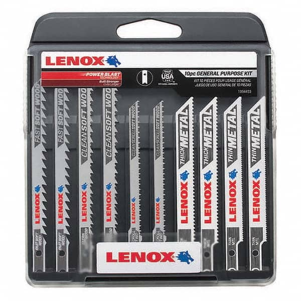 Lenox - Jig Saw Blade Sets Blade Material: Bi-Metal Minimum Blade Length (Inch): 3-5/8 - Makers Industrial Supply