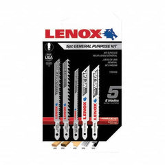 Lenox - Jig Saw Blade Sets Blade Material: Bi-Metal Minimum Blade Length (Inch): 3-5/8 - Makers Industrial Supply