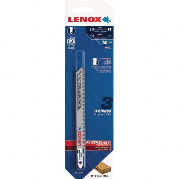 Lenox - Jig Saw Blades Blade Material: Bi-Metal Blade Length (Inch): 4-1/2 - Makers Industrial Supply