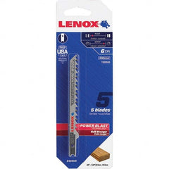 Lenox - Jig Saw Blades Blade Material: Bi-Metal Blade Length (Inch): 4 - Makers Industrial Supply