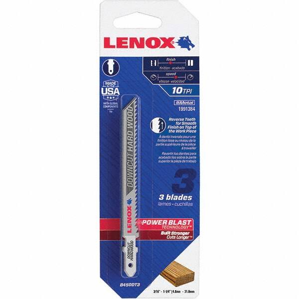 Lenox - Jig Saw Blades Blade Material: Bi-Metal Blade Length (Inch): 4 - Makers Industrial Supply