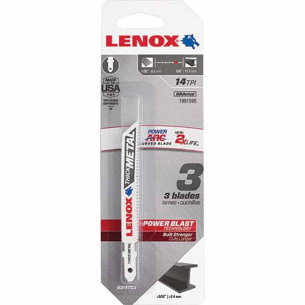 Lenox - Jig Saw Blades Blade Material: Bi-Metal Blade Length (Inch): 3-5/8 - Makers Industrial Supply