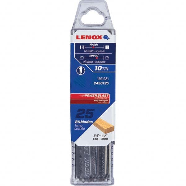 Lenox - Jig Saw Blades Blade Material: Bi-Metal Blade Length (Inch): 4 - Makers Industrial Supply