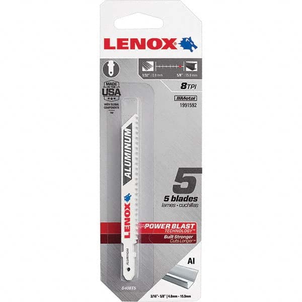 Lenox - Jig Saw Blades Blade Material: Bi-Metal Blade Length (Inch): 4 - Makers Industrial Supply