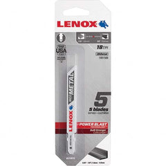 Lenox - Jig Saw Blades Blade Material: Bi-Metal Blade Length (Inch): 3-5/8 - Makers Industrial Supply