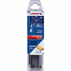 Lenox - Jig Saw Blades Blade Material: Bi-Metal Blade Length (Inch): 4 - Makers Industrial Supply