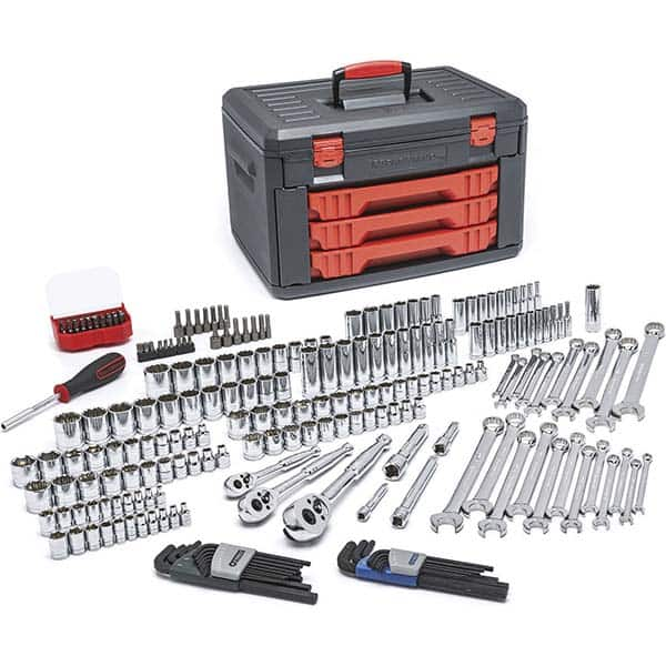 GearWrench - Combination Hand Tool Sets Tool Type: Master Mechanics Tool Set Number of Pieces: 219 - Makers Industrial Supply