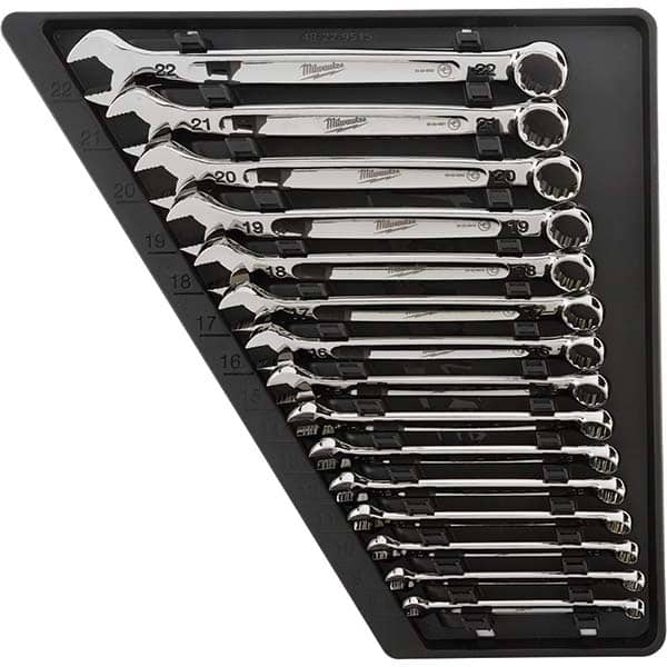 Milwaukee Tool - Wrench Sets Tool Type: Combination Wrench Set System of Measurement: Metric - Makers Industrial Supply