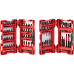 Milwaukee Tool - Power & Impact Screwdriver Bit Sets Point Type: Phillips, Slotted, Torx, Square Tool Type: Impact Driver - Makers Industrial Supply