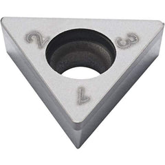 Seco - TCGW1.81.5 Grade CBN010 PCBN Turning Insert - Uncoated, 60° Triangle, 0.016" Corner Radius - Makers Industrial Supply