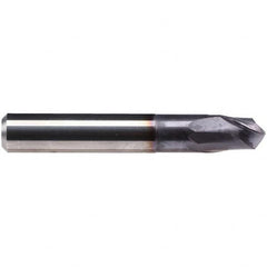 Emuge - 1.5mm Diam, 2.5mm LOC, 2 Flute Solid Carbide Ball End Mill - TiAlN Finish, Single End, 57mm OAL, 6mm Shank Diam, Ball Flute - Makers Industrial Supply