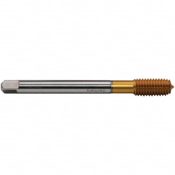 Emuge - 1/2-13 LK-UNC BT Bottoming Thread Forming Tap - High Speed Steel, TiN Finish, 4.331" OAL, Right Hand Thread, Series CU93F300 - Makers Industrial Supply