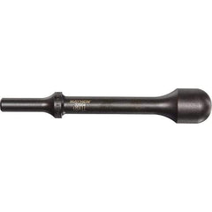 Mayhew - 1" Head Width, 6" OAL, Pneumatic Hammer - Round Drive, Round Shank, Steel - Makers Industrial Supply