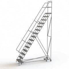 TRI-ARC - Rolling & Wall Mounted Ladders & Platforms Type: All-Directional Ladder Style: Rolling Safety Ladder - Makers Industrial Supply