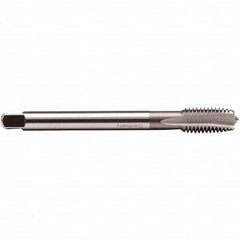 Emuge - M8x1.00 Metric Fine 6H 3 Flute Bright Finish HSS-E Spiral Point Tap - Makers Industrial Supply