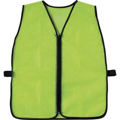 PIP - One Size Fits Most Hi-Vis Yellow Mesh Public Safety High Visibility Vest - Exact Industrial Supply