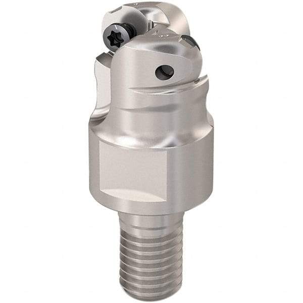 Seco - 13.4mm Cutting Diam, 6mm Max Depth of Cut, Modular Connection Indexable Copy End Mill - 2 Inserts, RP.. 1204 Insert, 217.29I-06 Toolholder, Steel, Through Coolant - Makers Industrial Supply