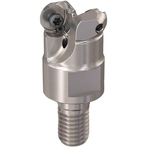 Seco - 13mm Cutting Diam, 6mm Max Depth of Cut, Modular Connection Indexable Copy End Mill - 2 Inserts, RP.. 1204 Insert, 217.29-06 Toolholder, Steel, Through Coolant - Makers Industrial Supply