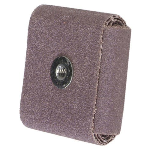 3″ × 3″ × 1/2″ Square Pad 50 Grit 1/4-20 Eyelet Aluminum Oxide - Makers Industrial Supply