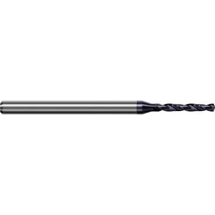 Harvey Tool - #35, 140° Point, Solid Carbide Micro Drill Bit - Exact Industrial Supply