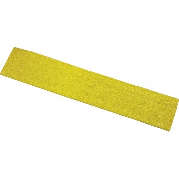 Ergo Advantage - 22" Long x 4" Wide x 1" Thick, Anti-Fatigue Modular Matting Anti-Fatigue Flooring - Female, 1 Interlocking Side, Yellow, For Dry & Wet Areas - Makers Industrial Supply