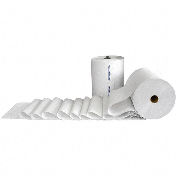 PRO-SOURCE - Hard Roll of 1 Ply White Paper Towels - 7-7/8" Wide, 800' Roll Length - Makers Industrial Supply