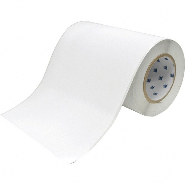 Label Maker Label: White, Vinyl, 100″ OAL, 1 Roll Use with BradyJet J5000