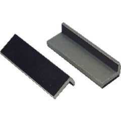 Rubber Faced Vise Jaw Pads - Rubber Jaw pads protect delicate parts from damage - 4″ Pad length - Makers Industrial Supply