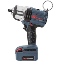 Ingersoll-Rand - 1/2" Drive 20 Volt Pistol Grip Cordless Impact Wrench & Ratchet - 0 to 1,900 RPM, 0 to 2,450 BPM, 1,500 Ft/Lb Torque, Lithium-Ion Batteries - Makers Industrial Supply