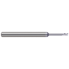 Harvey Tool - Square End Mills; Mill Diameter (mm): 0.80 ; Mill Diameter (Inch): 1/32 ; Mill Diameter (Decimal Inch): 0.0310 ; Length of Cut (mm): 1.2000 ; Length of Cut (Inch): 3/64 ; Length of Cut (Decimal Inch): 0.0470 - Exact Industrial Supply