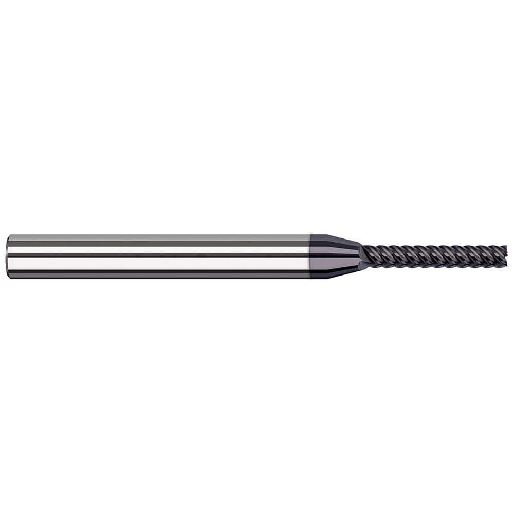 Harvey Tool - Square End Mills; Mill Diameter (mm): 0.80 ; Mill Diameter (Inch): 1/32 ; Mill Diameter (Decimal Inch): 0.0310 ; Length of Cut (Inch): 3/16 ; Length of Cut (Decimal Inch): 0.1870 ; Material: Solid Carbide