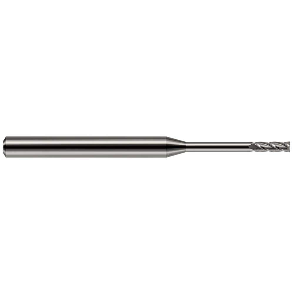 Harvey Tool - 0.05", 0.15" LOC, 1/8" Shank Diam, 1-1/2" OAL, 2 Flute Solid Carbide Square End Mill - Exact Industrial Supply