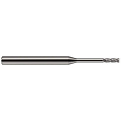 Harvey Tool - 0.05", 0.15" LOC, 1/8" Shank Diam, 1-1/2" OAL, 2 Flute Solid Carbide Square End Mill - Exact Industrial Supply