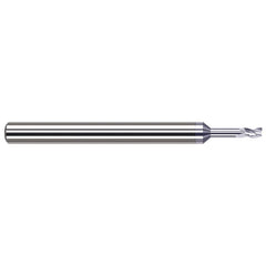 Harvey Tool - Square End Mills; Mill Diameter (mm): 1.20 ; Mill Diameter (Inch): 3/64 ; Mill Diameter (Decimal Inch): 0.0470 ; Length of Cut (mm): 1.8000 ; Length of Cut (Decimal Inch): 0.0710 ; Material: Solid Carbide - Exact Industrial Supply