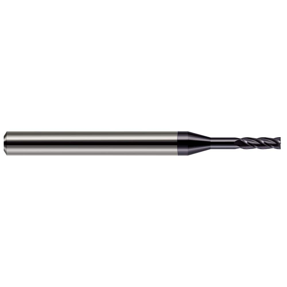 Harvey Tool - 0.1", 0.3" LOC, 1/8" Shank Diam, 1-1/2" OAL, 4 Flute Solid Carbide Square End Mill - Exact Industrial Supply