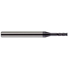 Harvey Tool - 0.1", 0.3" LOC, 1/8" Shank Diam, 1-1/2" OAL, 4 Flute Solid Carbide Square End Mill - Exact Industrial Supply