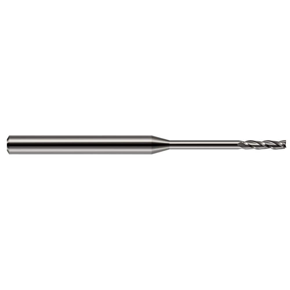 Harvey Tool - 0.1", 3/4" LOC, 1/8" Shank Diam, 2-1/2" OAL, 3 Flute Solid Carbide Square End Mill - Exact Industrial Supply