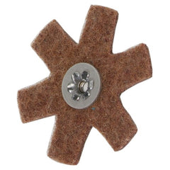 4″ Diameter AG Non Woven Star Coarse Grit 1/4 20 Eyelet AlumInum Oxide - Makers Industrial Supply