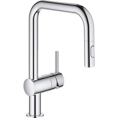 Grohe - Kitchen & Bar Faucets; Type: Pull Down ; Style: Contemporary; Modern; Transitional ; Mount: Deck ; Design: One Handle ; Handle Type: Lever ; Spout Type: High Arc - Exact Industrial Supply