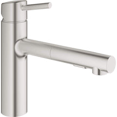 Grohe - Kitchen & Bar Faucets; Type: Pull Out ; Style: Contemporary; Modern; Transitional ; Mount: Deck ; Design: One Handle ; Handle Type: Lever ; Spout Type: Pullout - Exact Industrial Supply