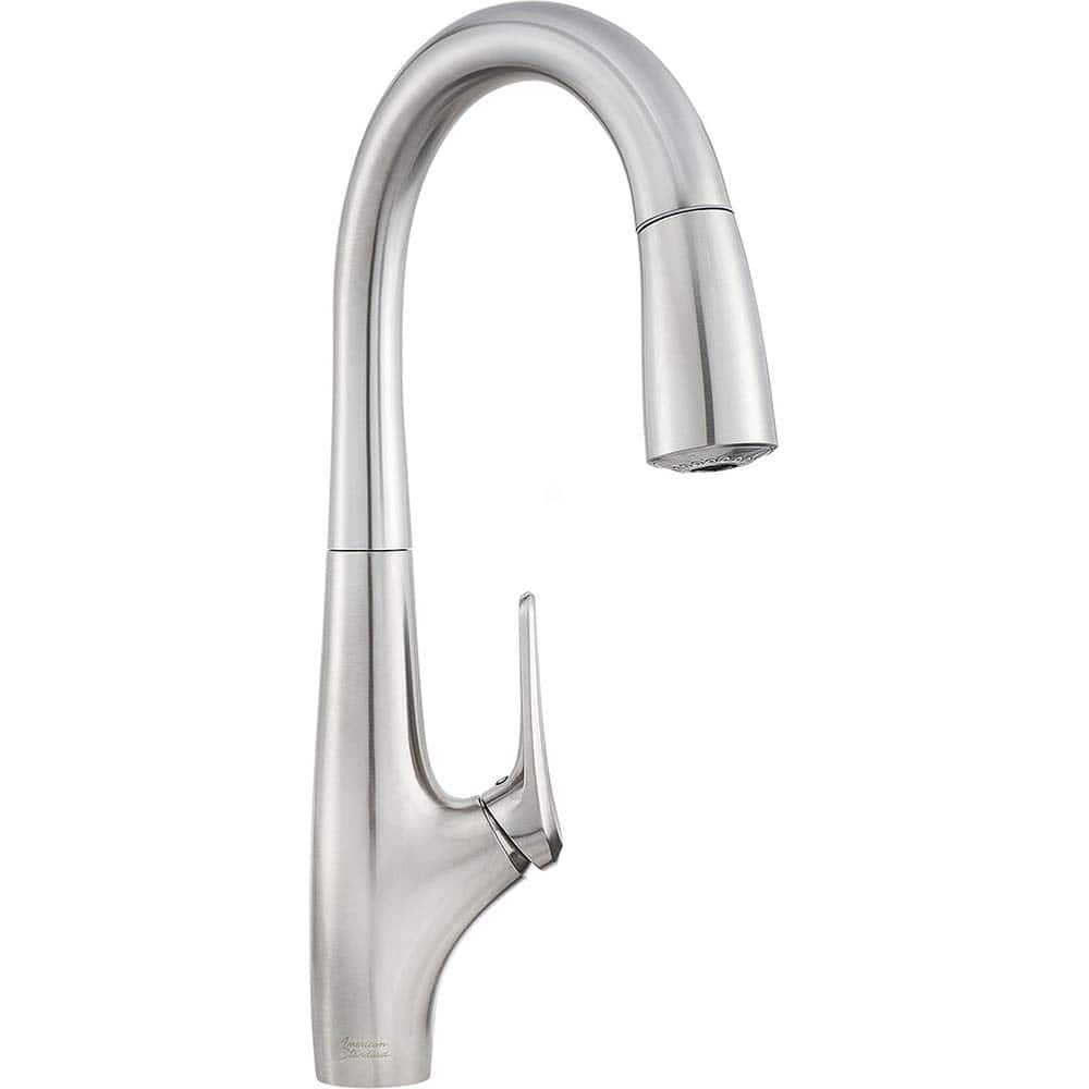 American Standard - Kitchen & Bar Faucets; Type: Pull Down ; Style: Contemporary; Modern; Transitional ; Mount: Deck ; Design: One Handle ; Handle Type: Lever ; Spout Type: High Arc - Exact Industrial Supply