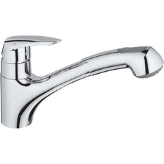 Grohe - Kitchen & Bar Faucets; Type: Pull Out ; Style: Contemporary; Modern; Transitional ; Mount: Deck ; Design: One Handle ; Handle Type: Lever ; Spout Type: Pullout - Exact Industrial Supply