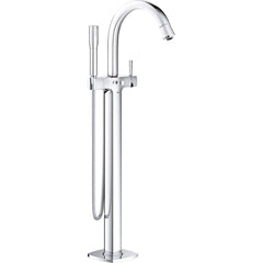 Grohe - Tub & Shower Faucets; Type: Freestanding Bathtub Faucet ; Style: Contemporary; Modern; Transitional ; Design: One Handle ; Material: Metal ; Handle Type: Lever ; Handle Material: Metal - Exact Industrial Supply