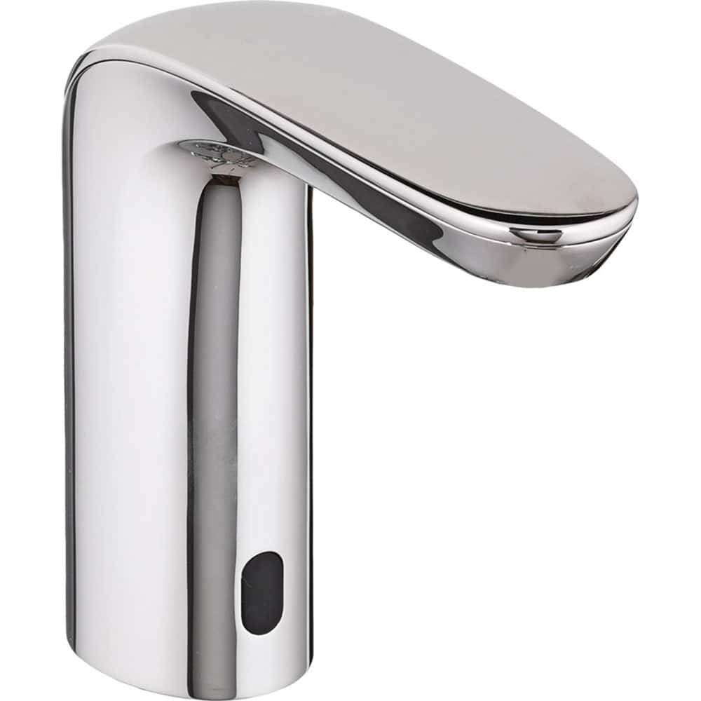 American Standard - Electronic & Sensor Faucets; Type: Sensor ; Style: Modern; Contemporary ; Type of Power: DC ; Spout Type: Low Arc ; Mounting Centers: Single Hole (Inch); Finish/Coating: Polished Chrome - Exact Industrial Supply