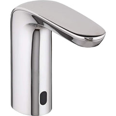 American Standard - Electronic & Sensor Faucets; Type: Sensor ; Style: Modern; Contemporary ; Type of Power: Battery ; Spout Type: Low Arc ; Mounting Centers: Single Hole (Inch); Finish/Coating: Polished Chrome - Exact Industrial Supply