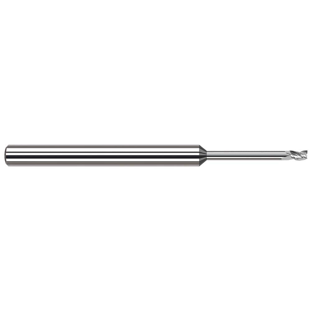 Harvey Tool - 1/8", 3/16" LOC, 1/8" Shank Diam, 2-1/2" OAL, 3 Flute Solid Carbide Square End Mill - Exact Industrial Supply