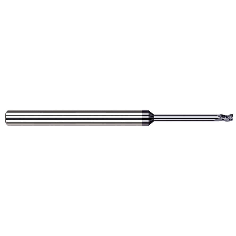 Harvey Tool - 1/8", 3/16" LOC, 1/8" Shank Diam, 2-1/2" OAL, 4 Flute Solid Carbide Square End Mill - Exact Industrial Supply